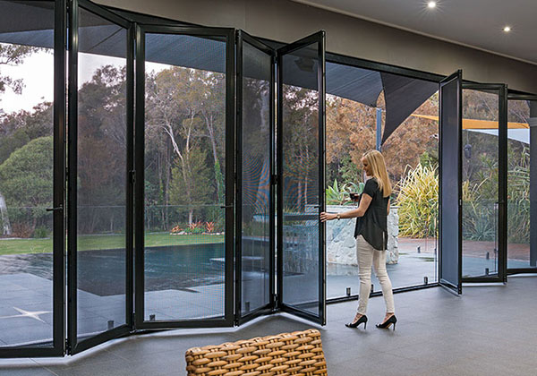 folding patio doors with screens        <h3 class=