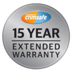 Crimsafe iQ comes with a 15-year extended warranty for peace of mind